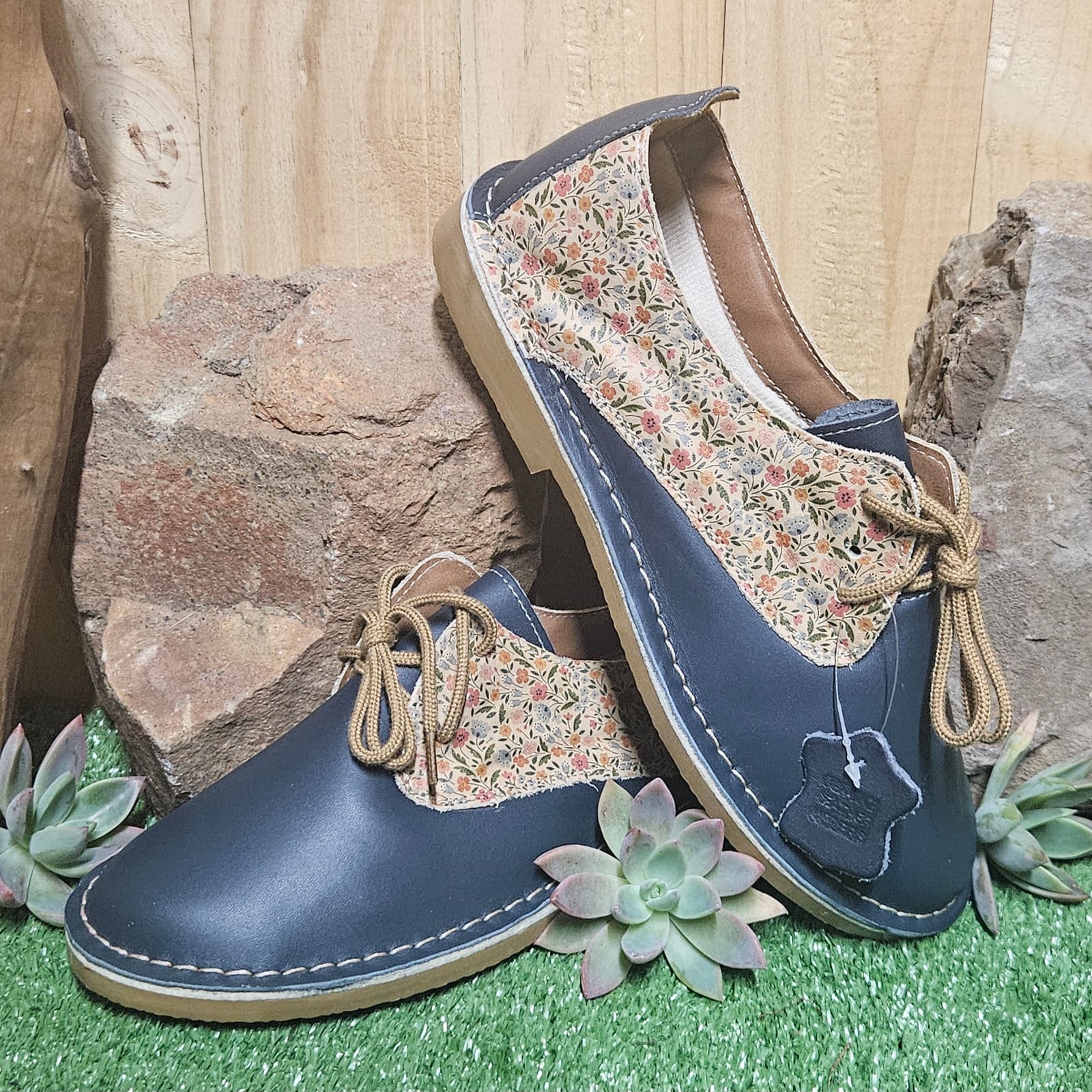 Floral navy